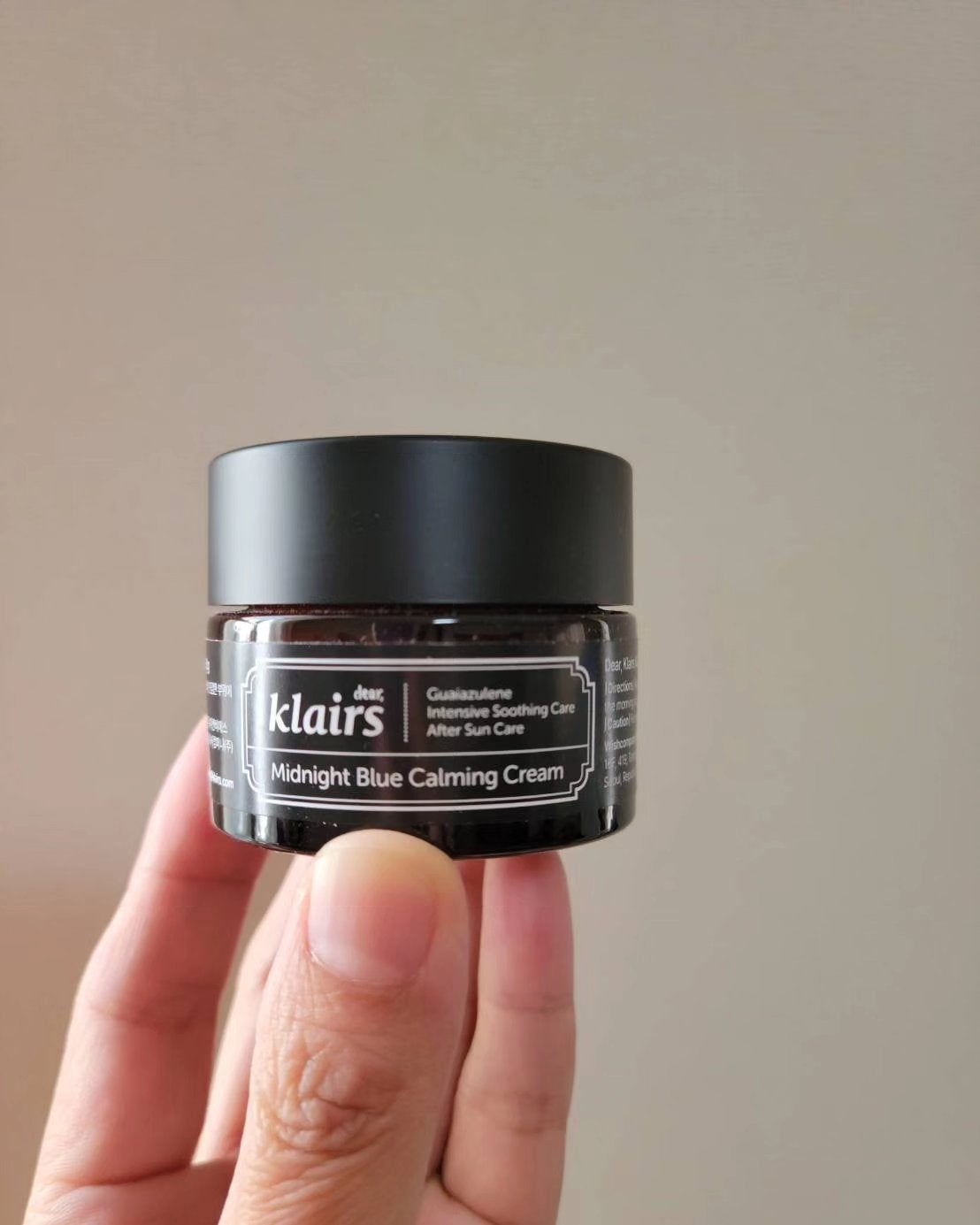 ミッドナイトブルーカーミングクリーム/Klairs/フェイスクリームを使ったクチコミ(1枚目)