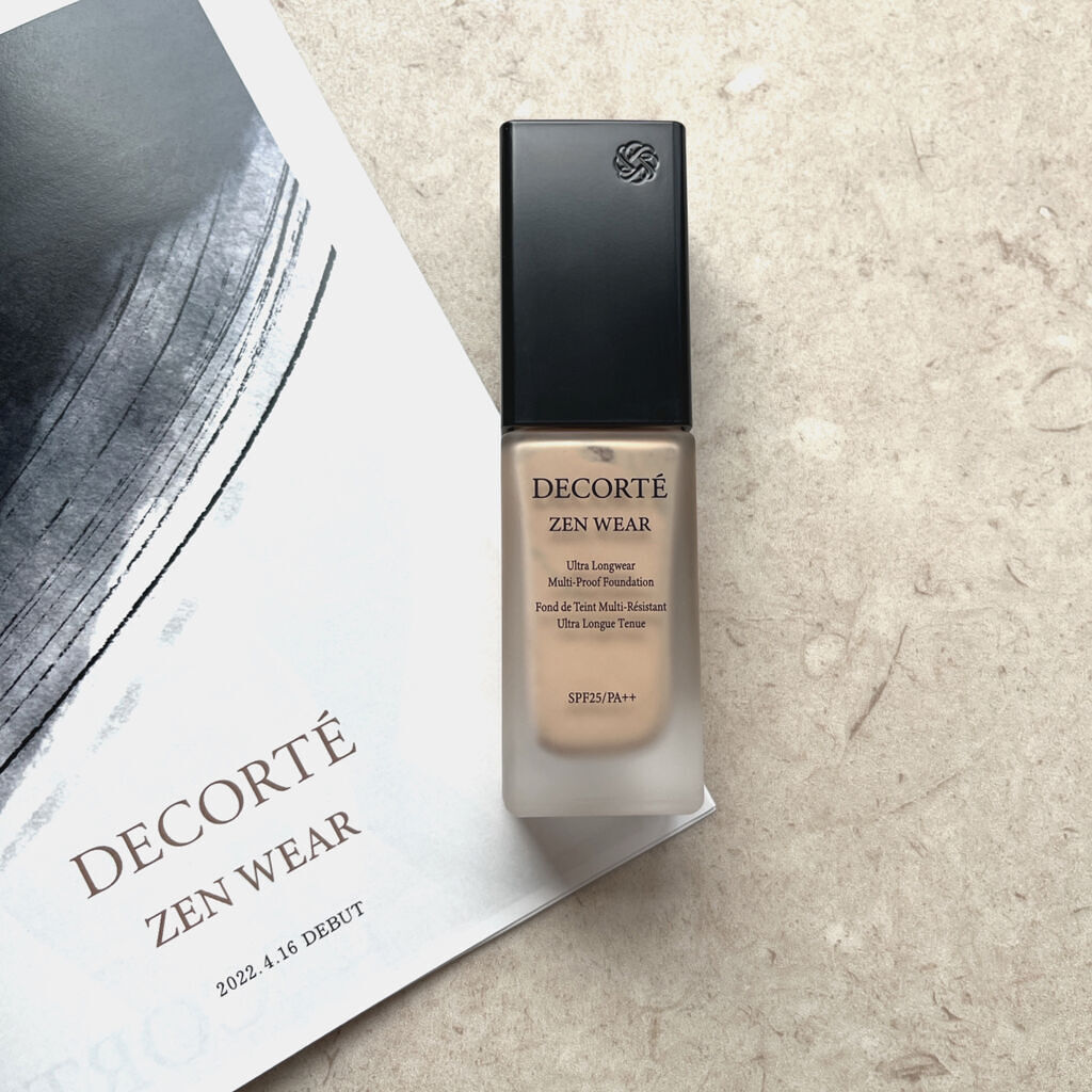 ゼン ウェア フルイド/DECORTÉ/リキッドファンデーションを使ったクチコミ（1枚目）