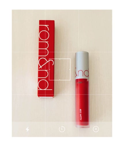 ゼロベルベットティント/rom&nd/リップティントを使ったクチコミ(1枚目)