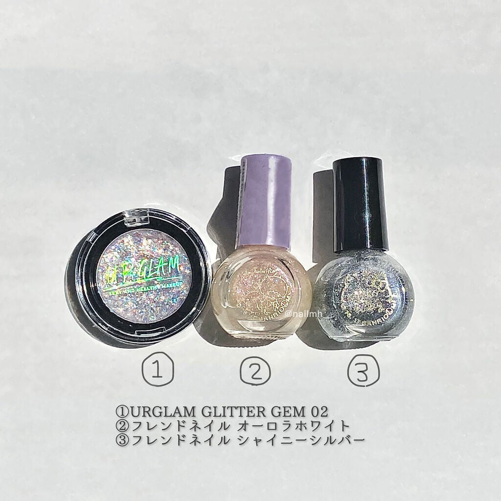 URGLAM GLITTER GEM/U R GLAM/ジェル・クリームチークを使ったクチコミ(4枚目)