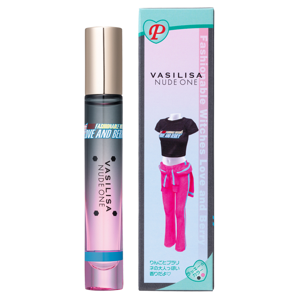 ヴァシリーサ ヌード ワン オ－ドパルファム MINI オシャレ魔女 ラブ and ベリー ピチッと黒T / ミニモアパフューム