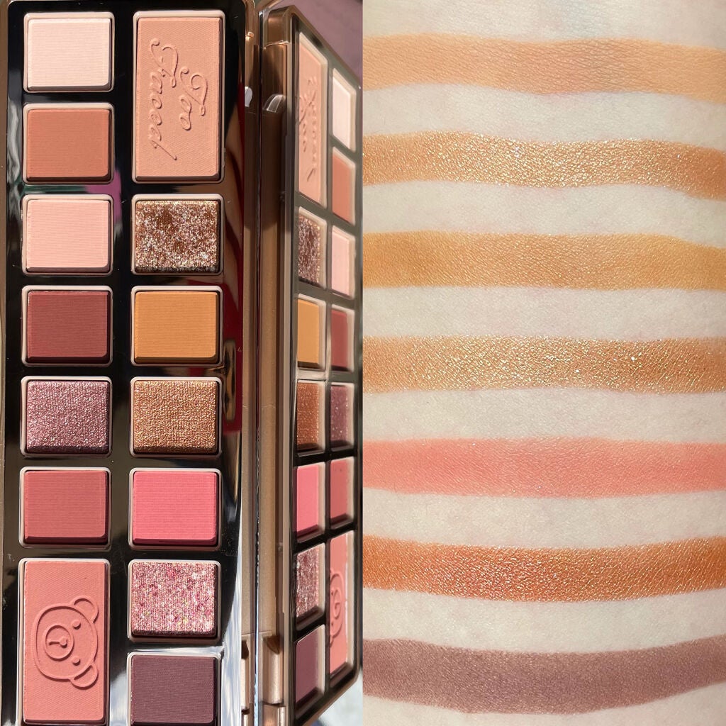 テディ ベア アイシャドウ パレット/Too Faced/アイシャドウパレットを使ったクチコミ(4枚目)