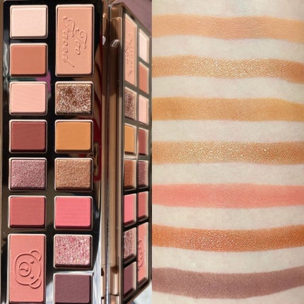 テディ ベア アイシャドウ パレット/Too Faced/アイシャドウパレットを使ったクチコミ(4枚目)