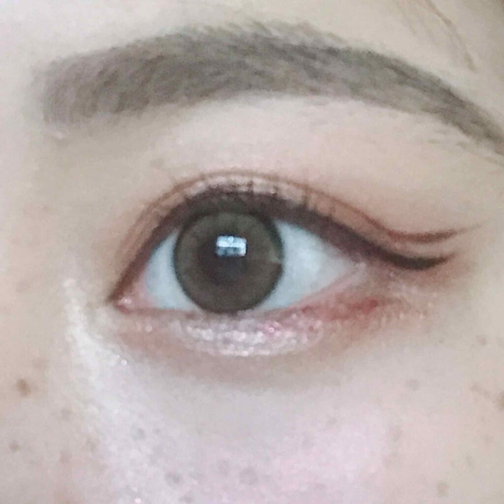 クイックイージーアイライナー/キャンメイク/リキッドアイライナーを使ったクチコミ（2枚目）