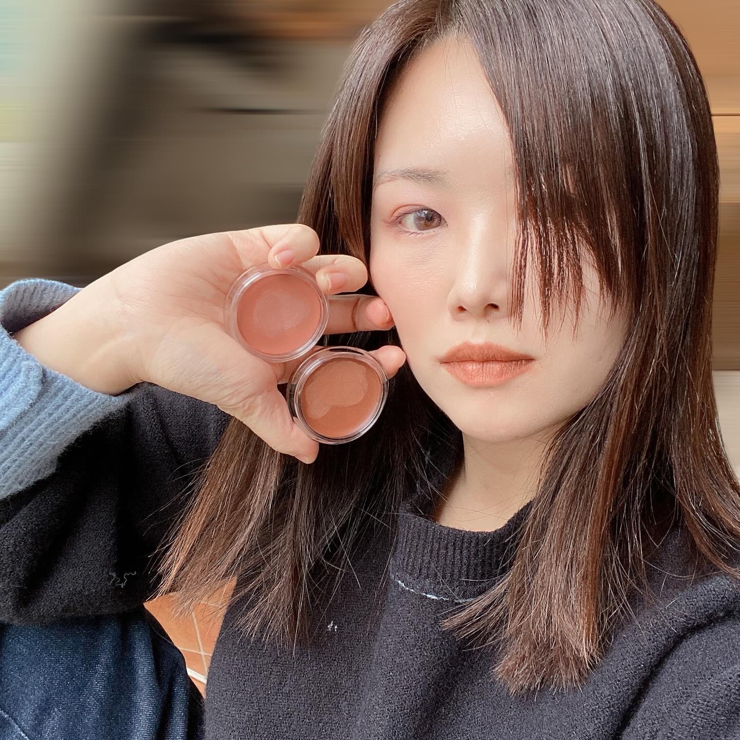 THREE グラムトーンカラーカスタード/THREE/ジェル・クリームチークを使ったクチコミ（1枚目）