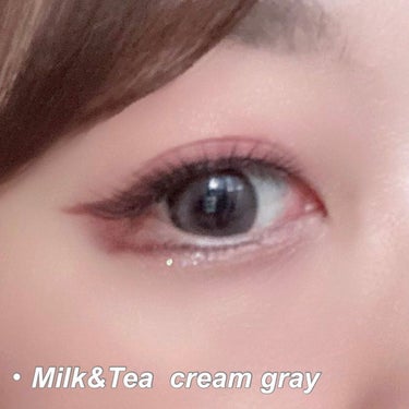 Milk&Tea/chuu LENS/カラーコンタクトレンズを使ったクチコミ（8枚目）