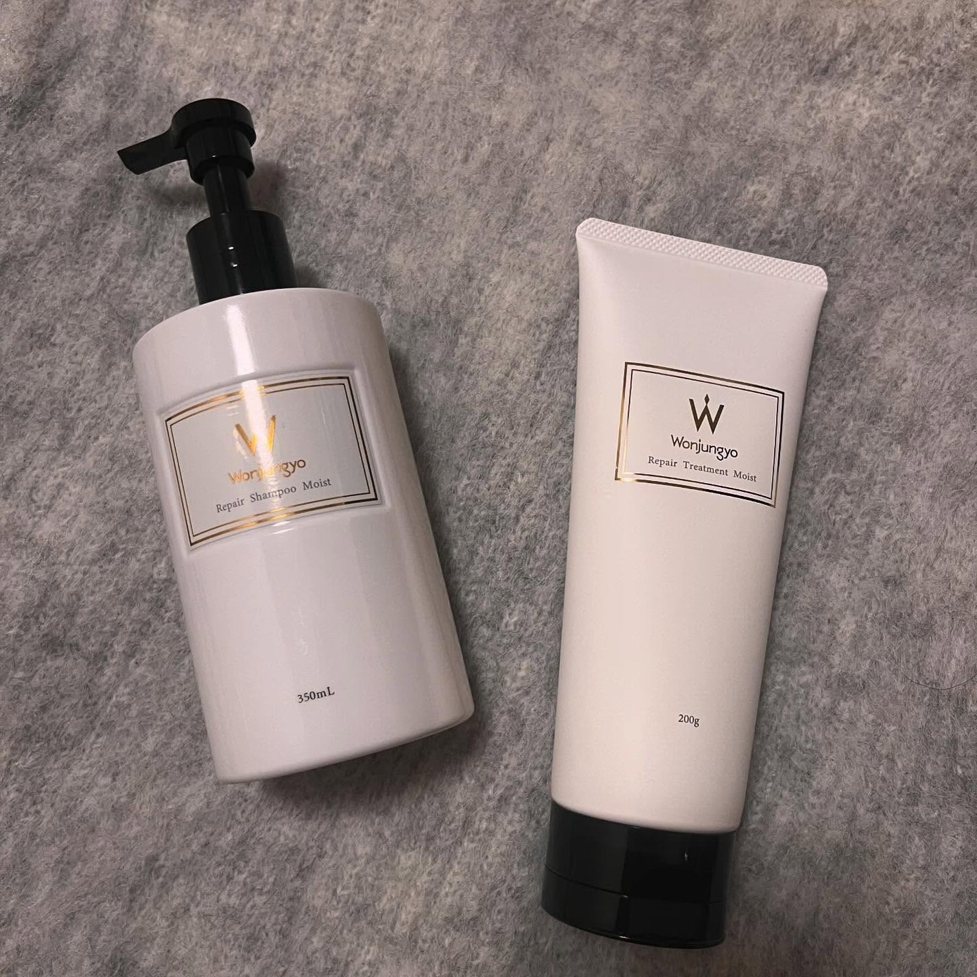 y_u_2424 on LIPS 「Wonjungyoリペアシャンプー モイストリペアトリートメン..」(1枚目)