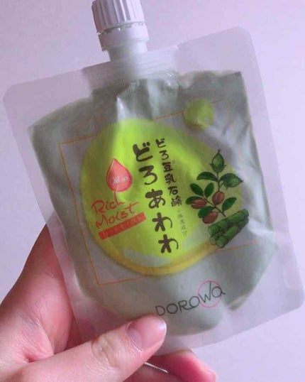 どろ豆乳石鹸 どろあわわ<リッチモイスト>/健康コーポレーション/洗顔フォームを使ったクチコミ(1枚目)