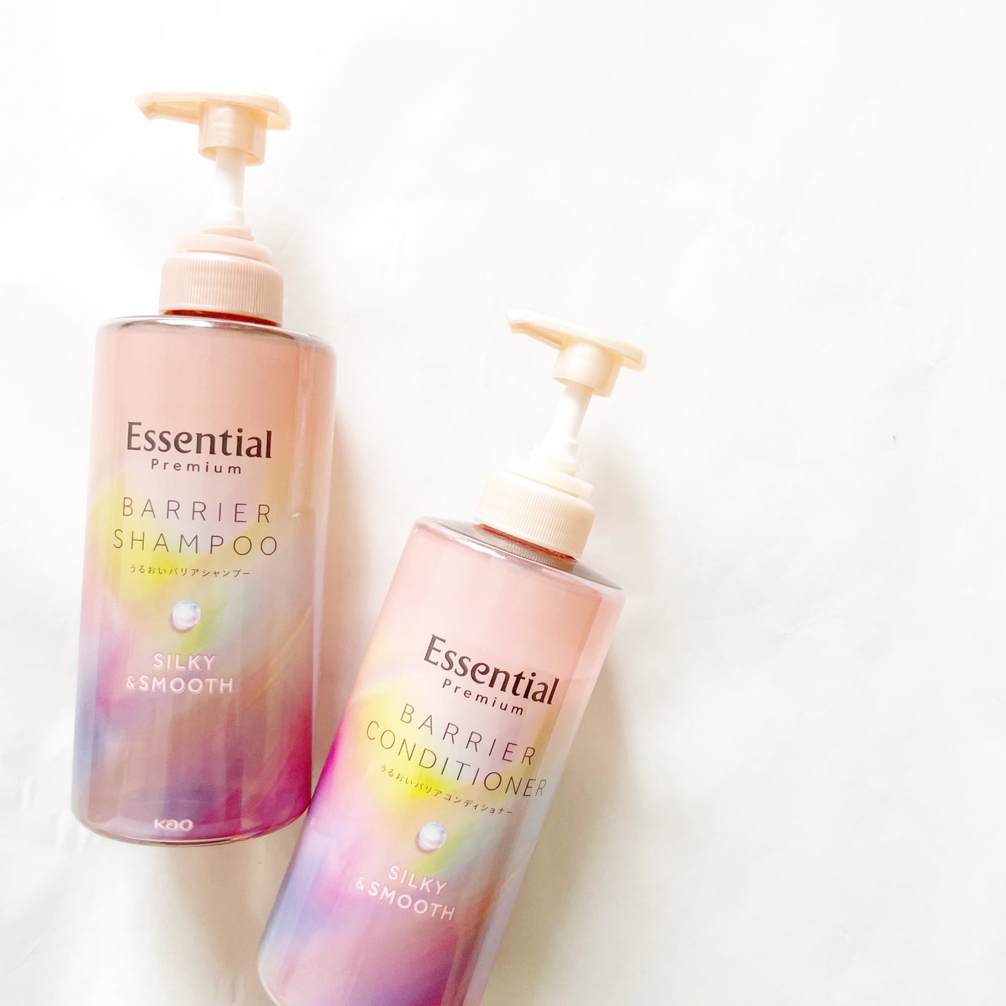 エッセンシャルプレミアム バリアシャンプー・コンディショナー シルキー&スムース/エッセンシャル/市販シャンプーを使ったクチコミ(9枚目)