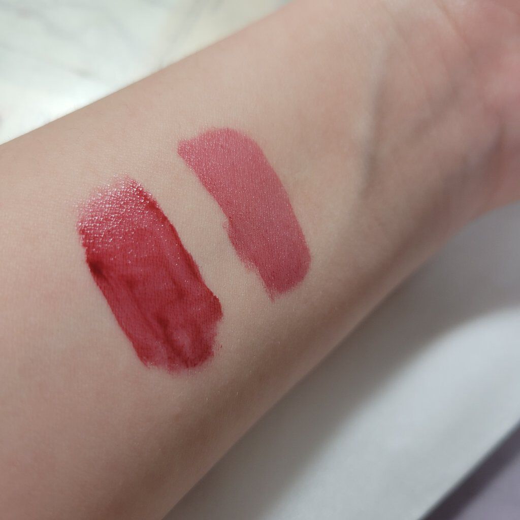 ジューシーラスティングティント/rom&nd/リップティントを使ったクチコミ（2枚目）