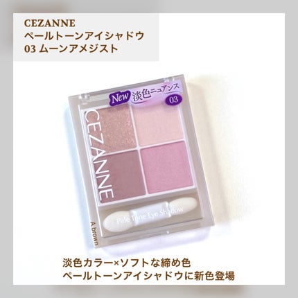 ペールトーンアイシャドウ/CEZANNE/アイシャドウを使ったクチコミ(2枚目)