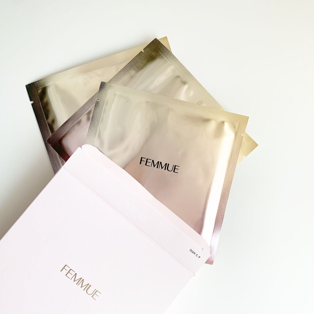 ドリームグロウマスク CP(肌引き締め・ブースター)/FEMMUE/シートマスク・パックを使ったクチコミ（1枚目）