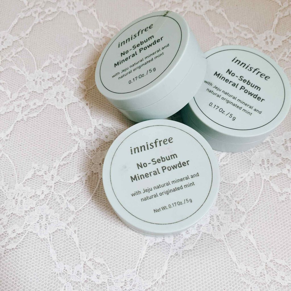 ノーセバム ミネラルパウダー/innisfree/ルースパウダーを使ったクチコミ（1枚目）
