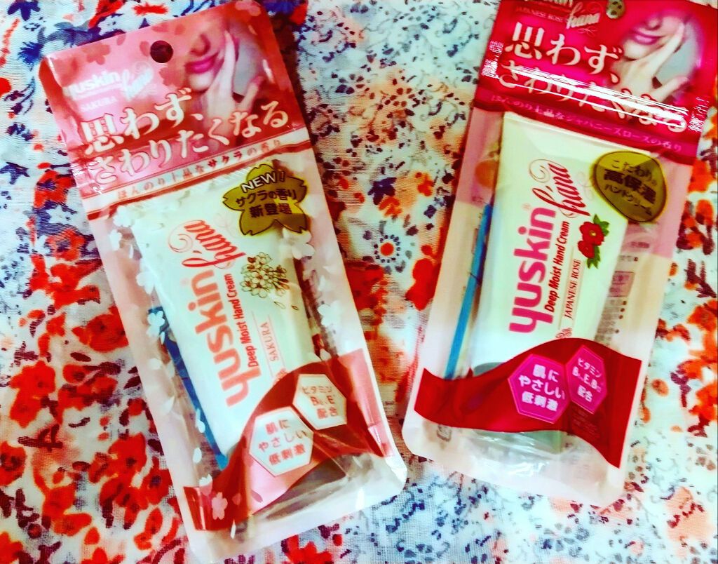 ハンドクリーム ジャパニーズローズ/ユースキンhana/ハンドクリームを使ったクチコミ（1枚目）