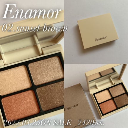 ニュアンスカラーアイズ/Enamor/アイシャドウパレットを使ったクチコミ(2枚目)