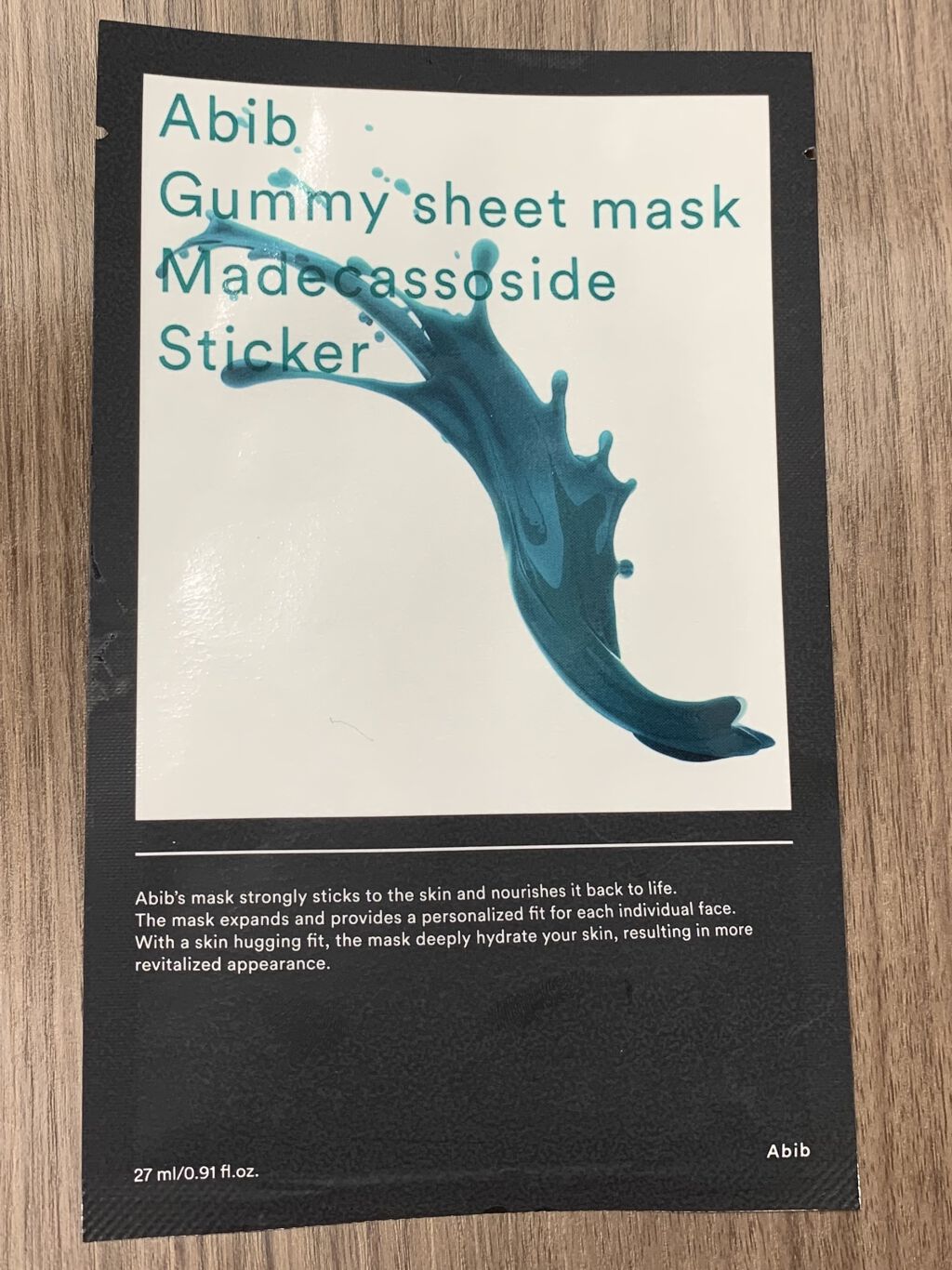 ガムシートマスクパック マデカソサイドステッカー/Abib /シートマスク・パックを使ったクチコミ（1枚目）