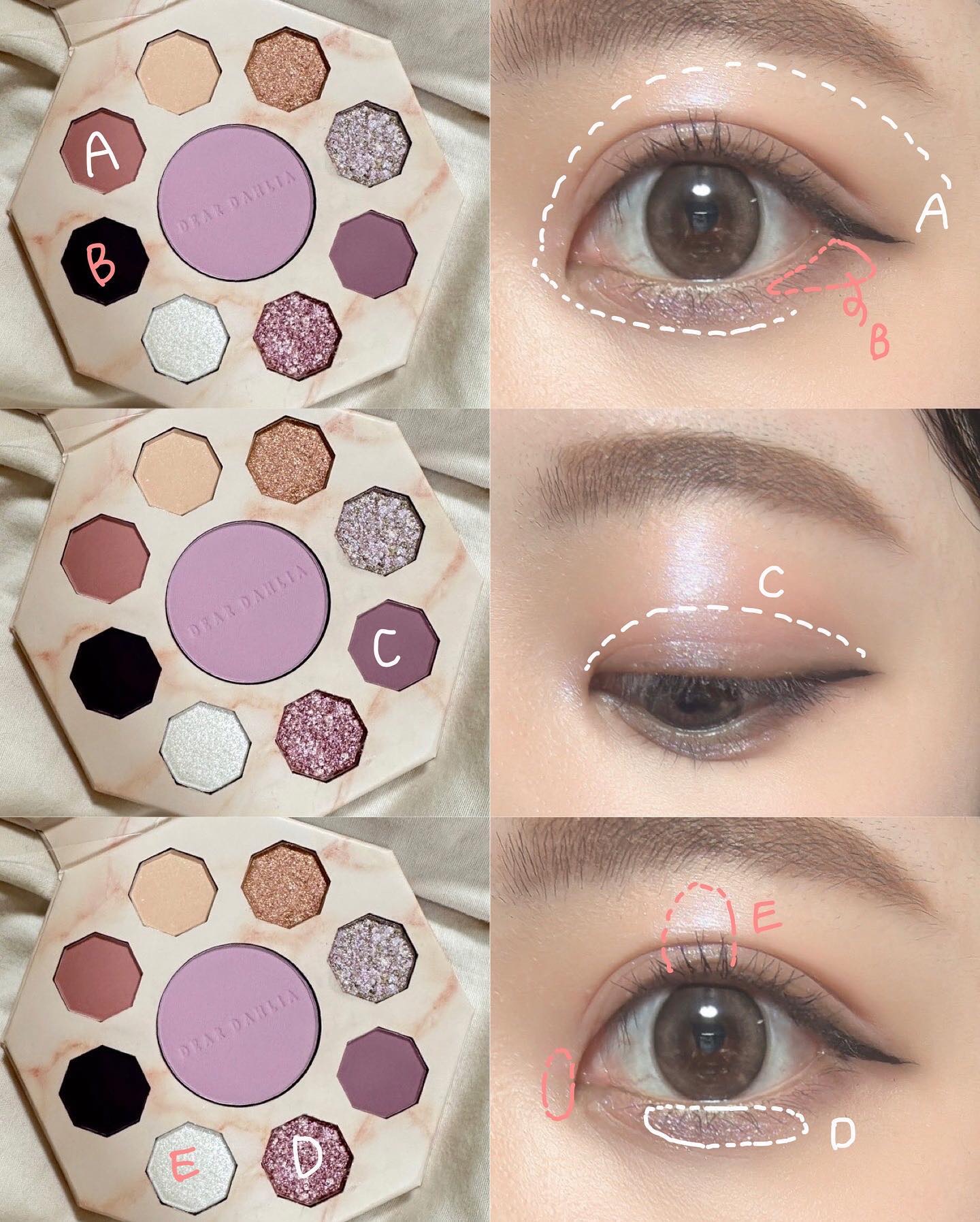 ブルーミング エディション シークレット ガーデン パレット スプリングブーケ/DEAR DAHLIA/アイシャドウパレットを使ったクチコミ（3枚目）