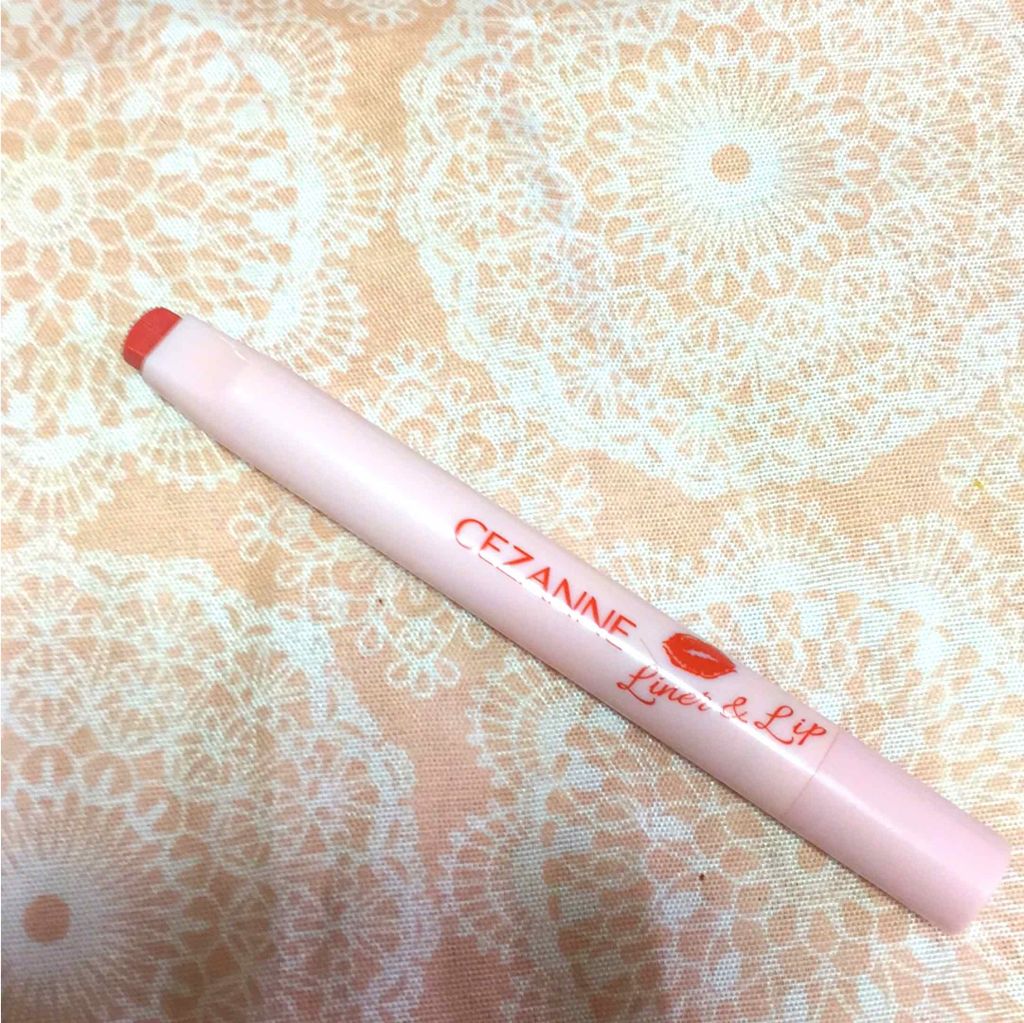 ライナー&リップ/CEZANNE/口紅を使ったクチコミ（2枚目）