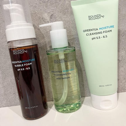 グリーンティー モイスチャークレンジングフォーム/ラウンドアラウンド/洗顔フォームを使ったクチコミ(5枚目)