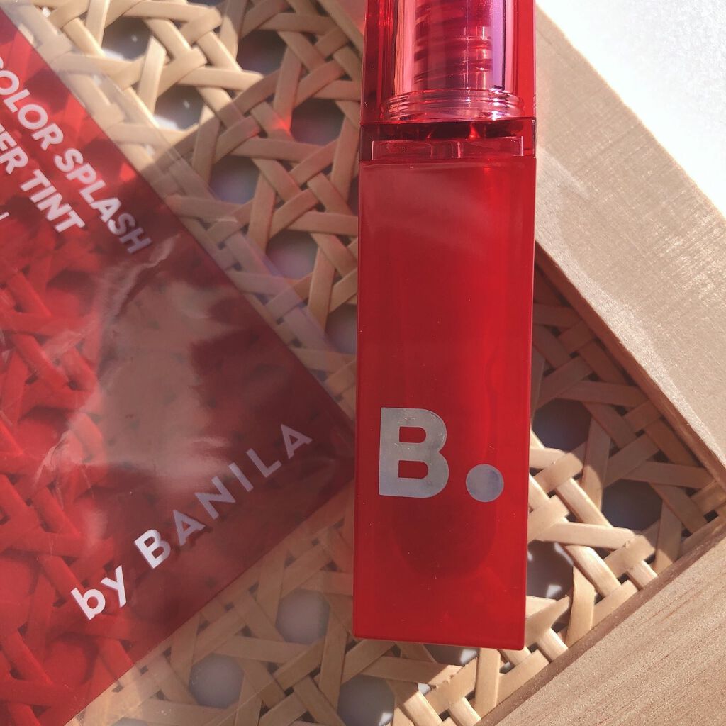 カラースプラッシュウォーターティント/B. by BANILA/リップティントを使ったクチコミ(1枚目)