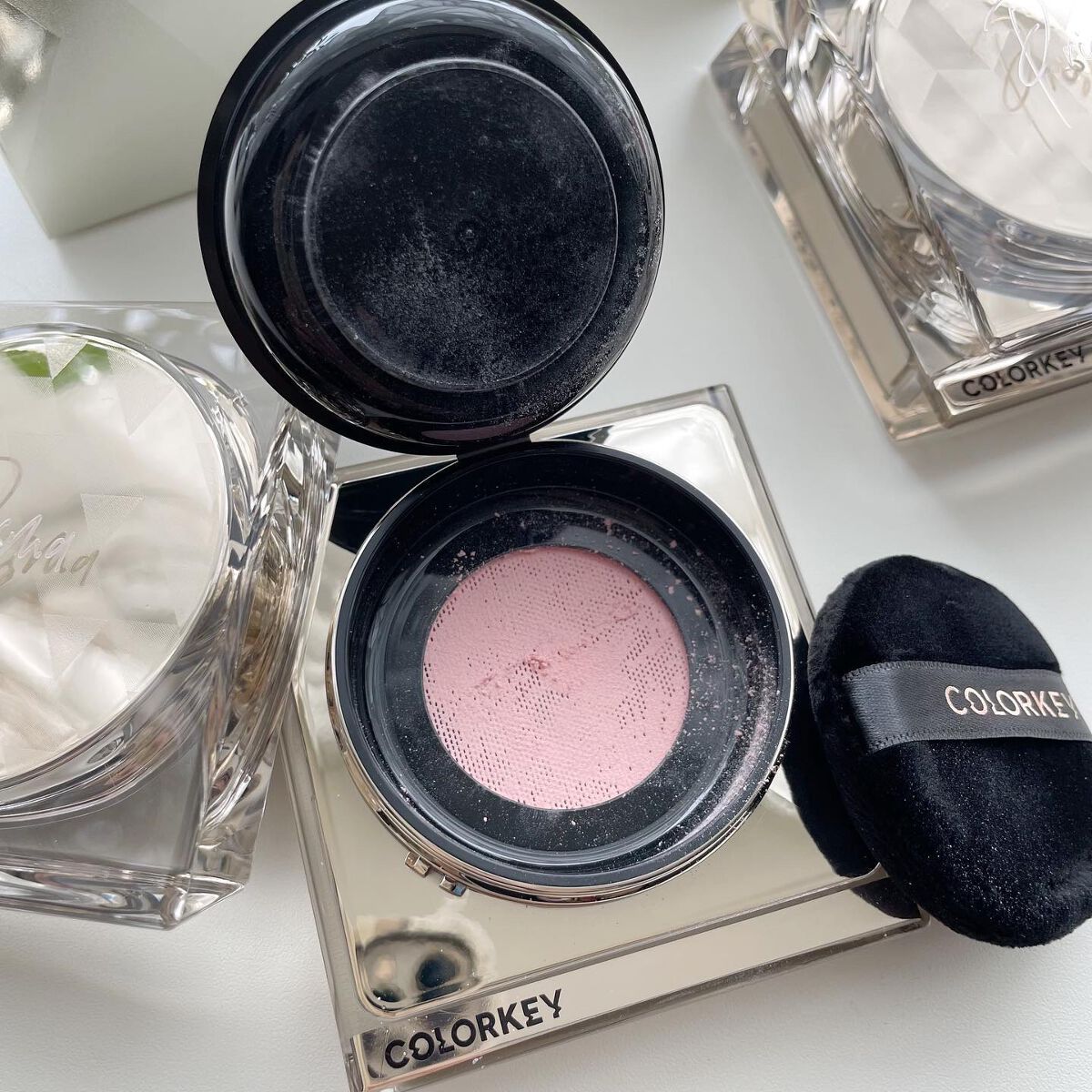 プリズマナチュラルセッティングパウダー/COLORKEY/ルースパウダーを使ったクチコミ（3枚目）