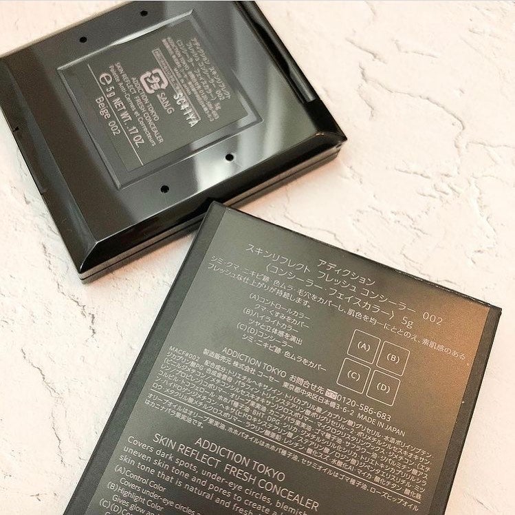 スキンリフレクト フレッシュ コンシーラー/ADDICTION/パレットコンシーラーを使ったクチコミ(5枚目)
