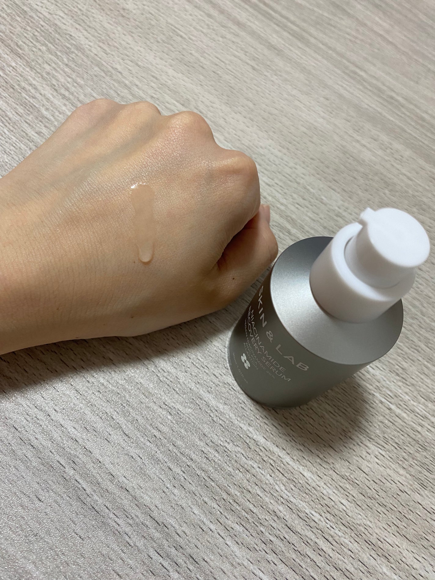 ヴィーガンナイアシンアミドリカバリーセラム/SKIN&LAB/美容液を使ったクチコミ(2枚目)