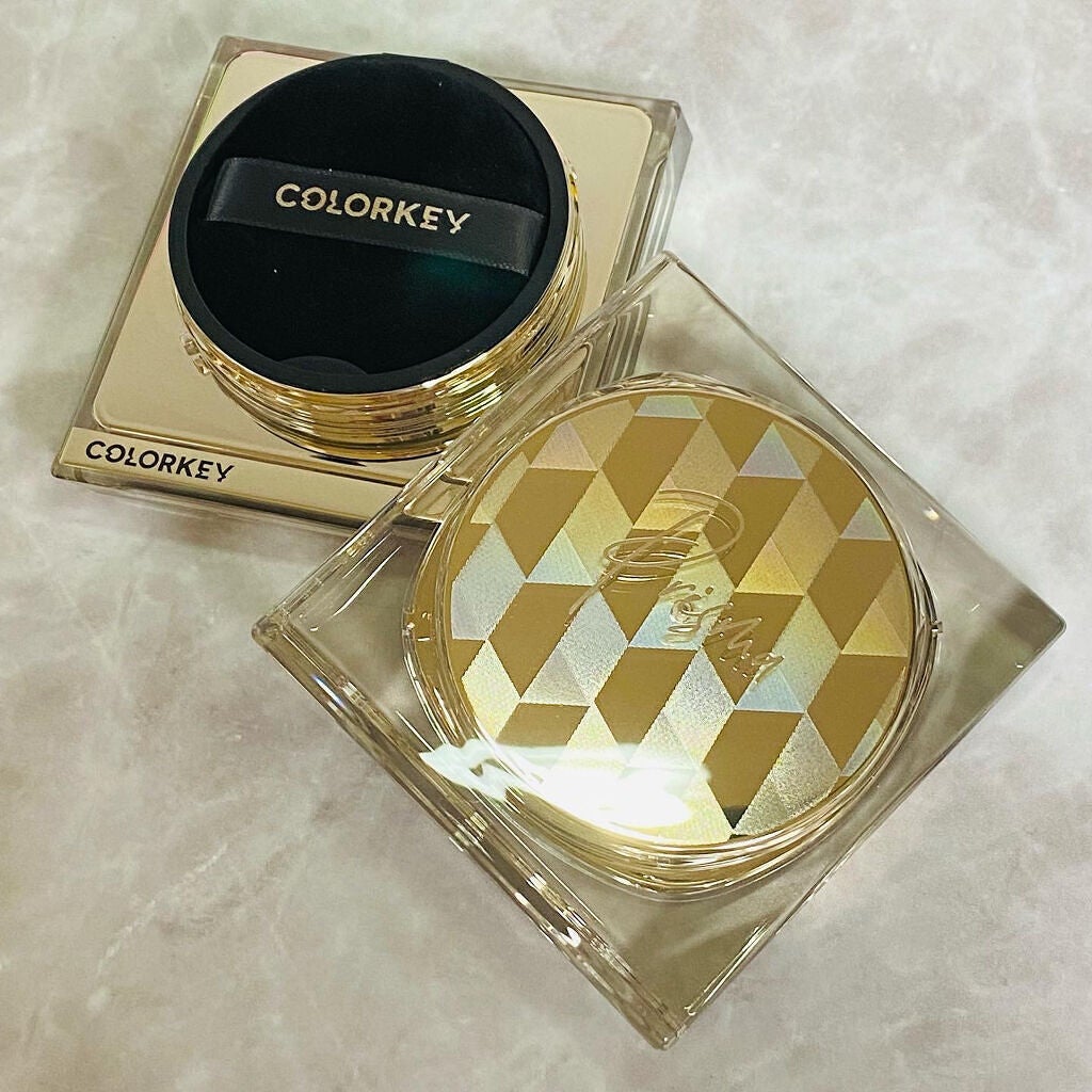 ラスティングルースパウダー/COLORKEY/ルースパウダーを使ったクチコミ(3枚目)