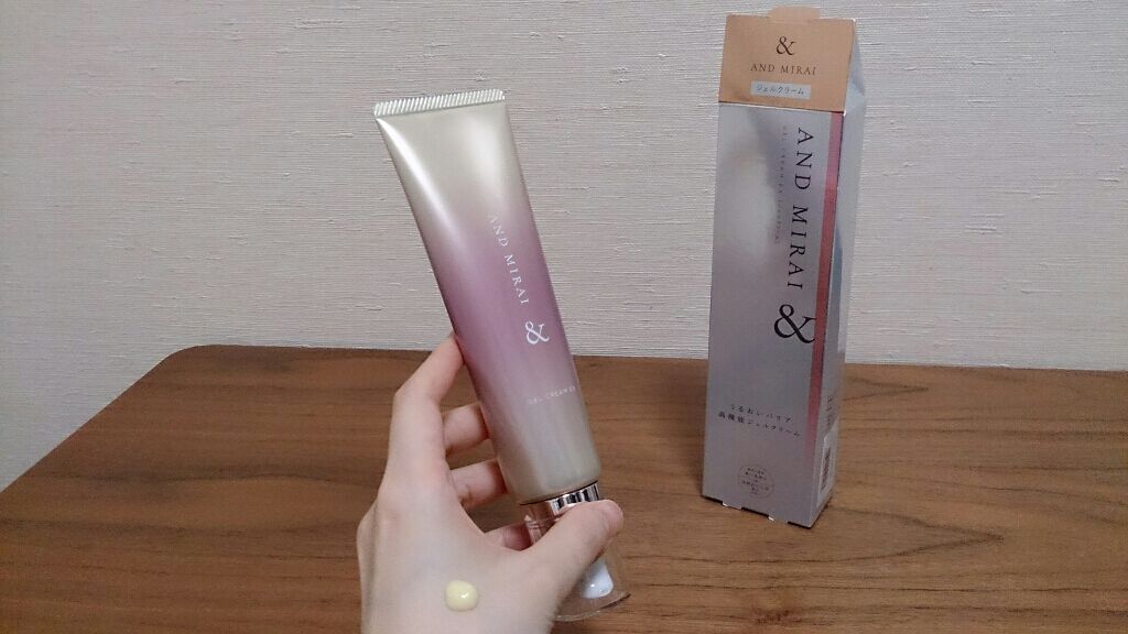 スキン アップ ジェルクリームEX/AND MIRAI/オールインワン化粧品を使ったクチコミ（1枚目）