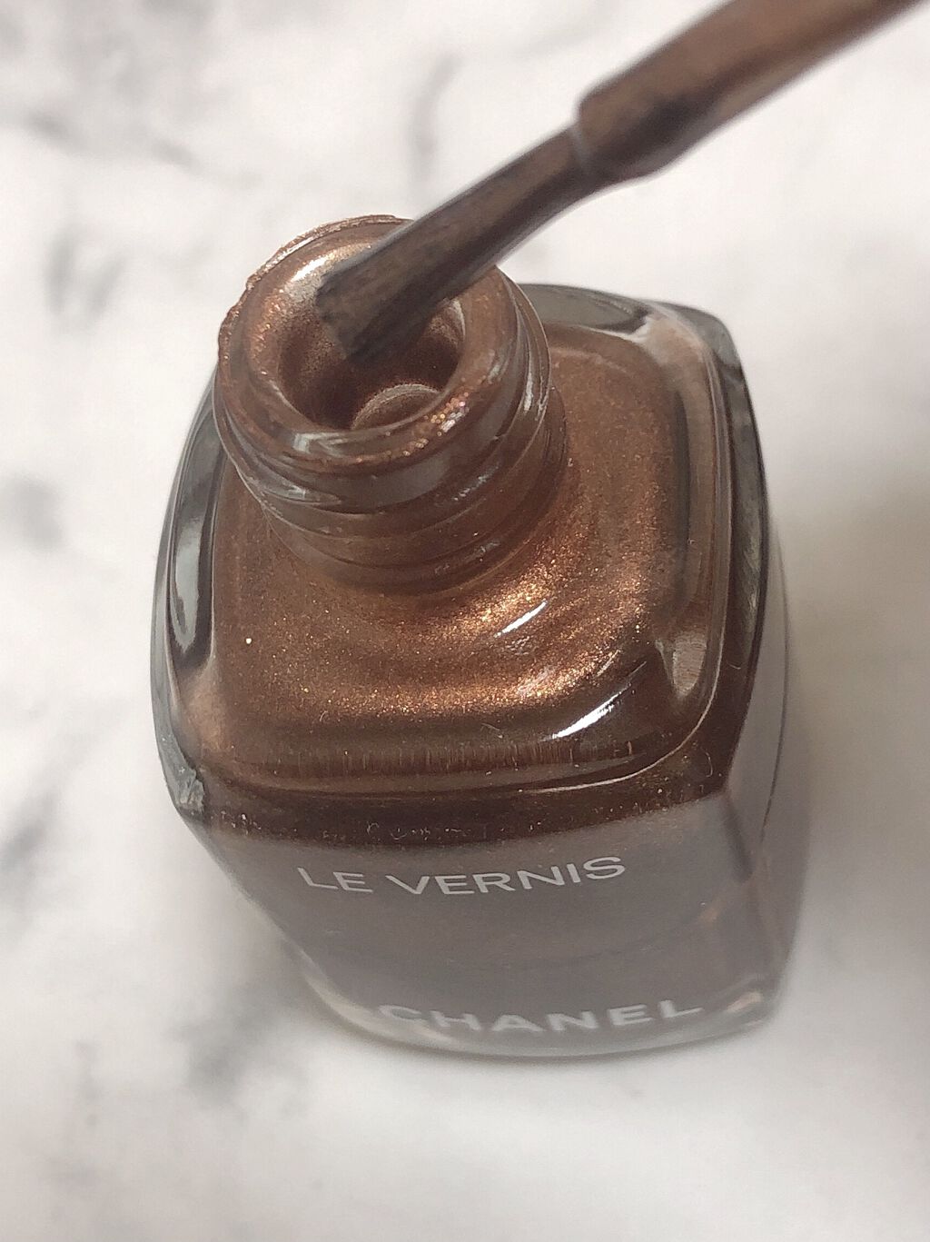 ヴェルニ ロング トゥニュ/CHANEL/マニキュアを使ったクチコミ（3枚目）