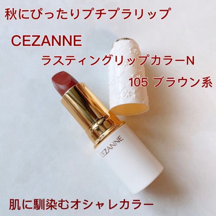 ラスティング リップカラーN/CEZANNE/口紅を使ったクチコミ(1枚目)