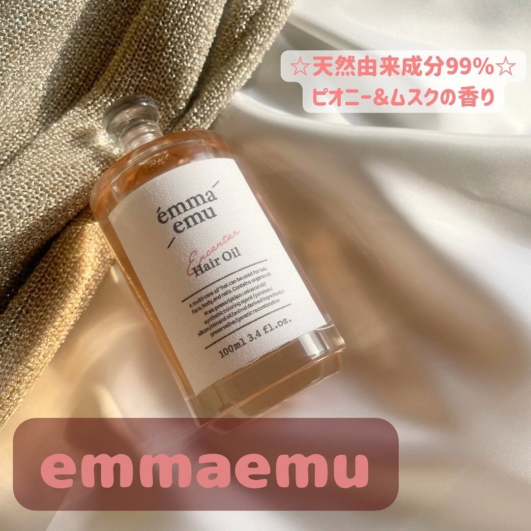 エンカンタールヘアオイル ピオニー&ムスク/emma emu/ヘアオイルを使ったクチコミ(1枚目)