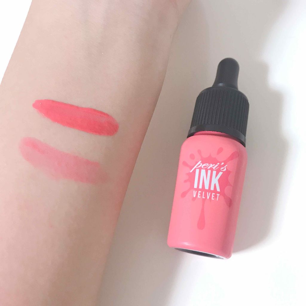 インク エアリー ベルベット/PERIPERA/口紅を使ったクチコミ（2枚目）