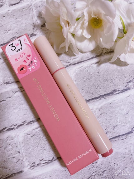ハニーメルティングリップ/ネイチャーリパブリック/口紅を使ったクチコミ(1枚目)