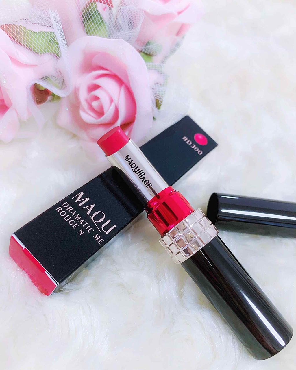 ドラマティックルージュN/マキアージュ/口紅を使ったクチコミ（1枚目）
