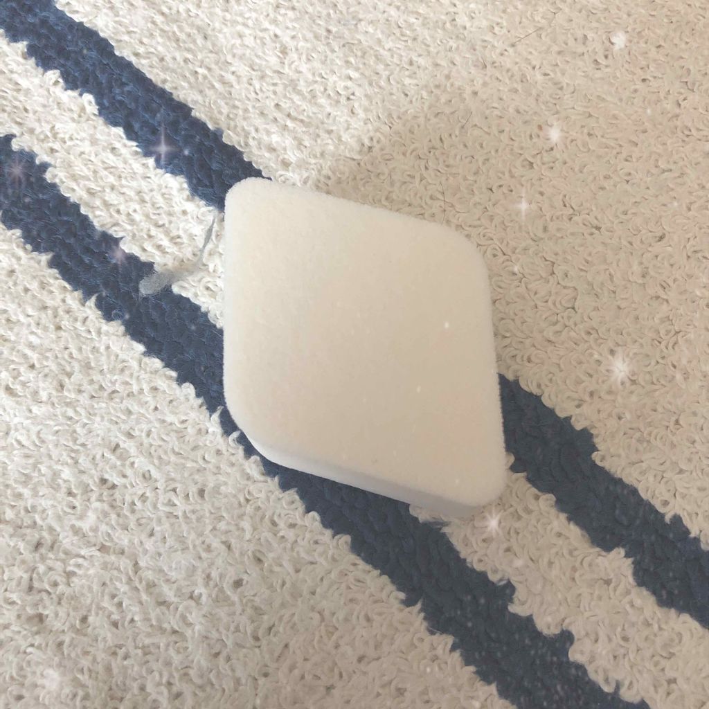 プロ用ファンデーションパフ ひし形/貝印/パフ・スポンジを使ったクチコミ（2枚目）