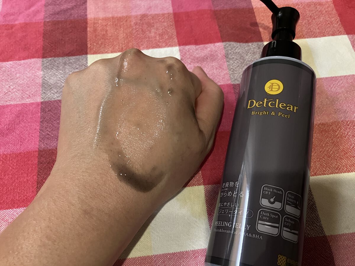 DETクリア ブライト＆ピール ピーリングジェリー＜炭タイプ＞/Detclear/ピーリングを使ったクチコミ（3枚目）