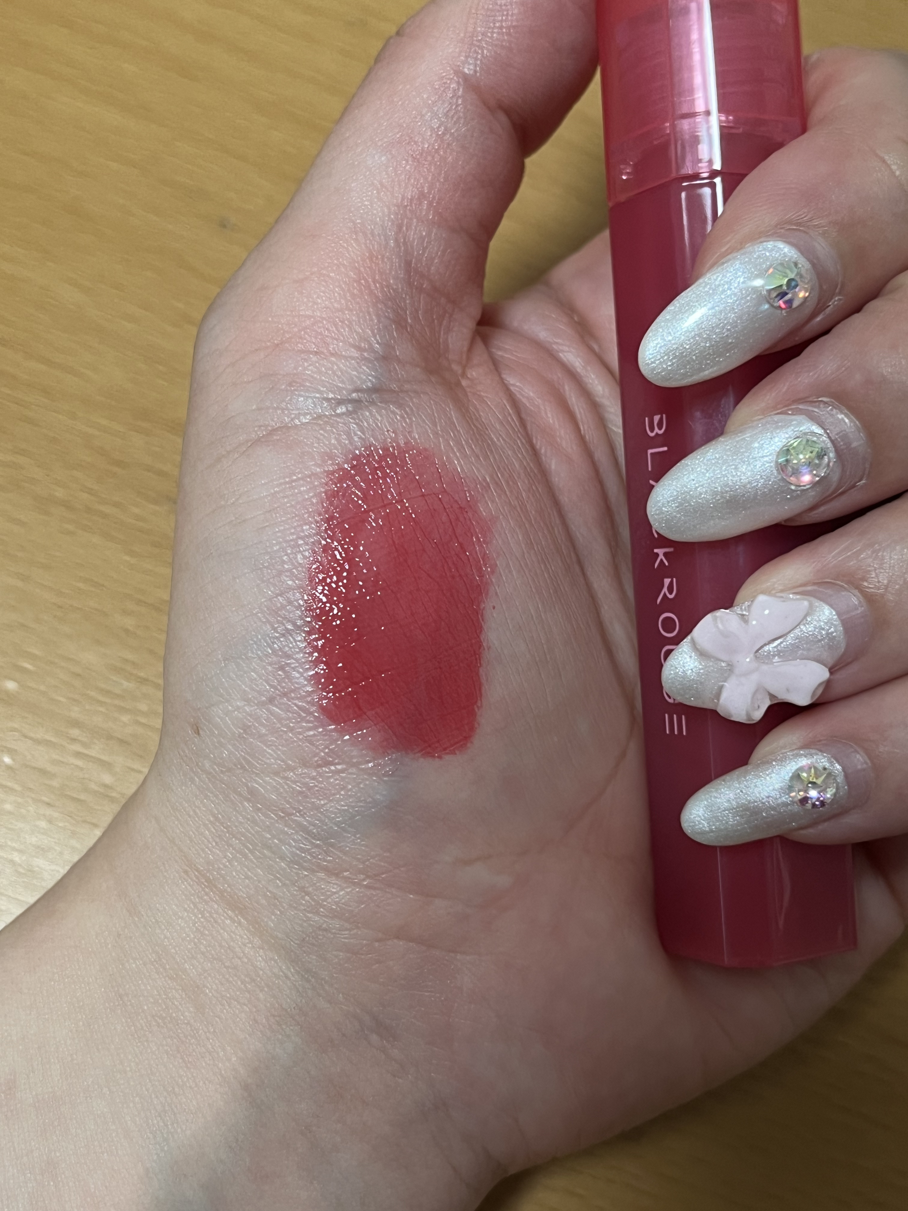 ハーフアンドハーフ ウォーターグロウ​/BLACK ROUGE/口紅を使ったクチコミ（3枚目）