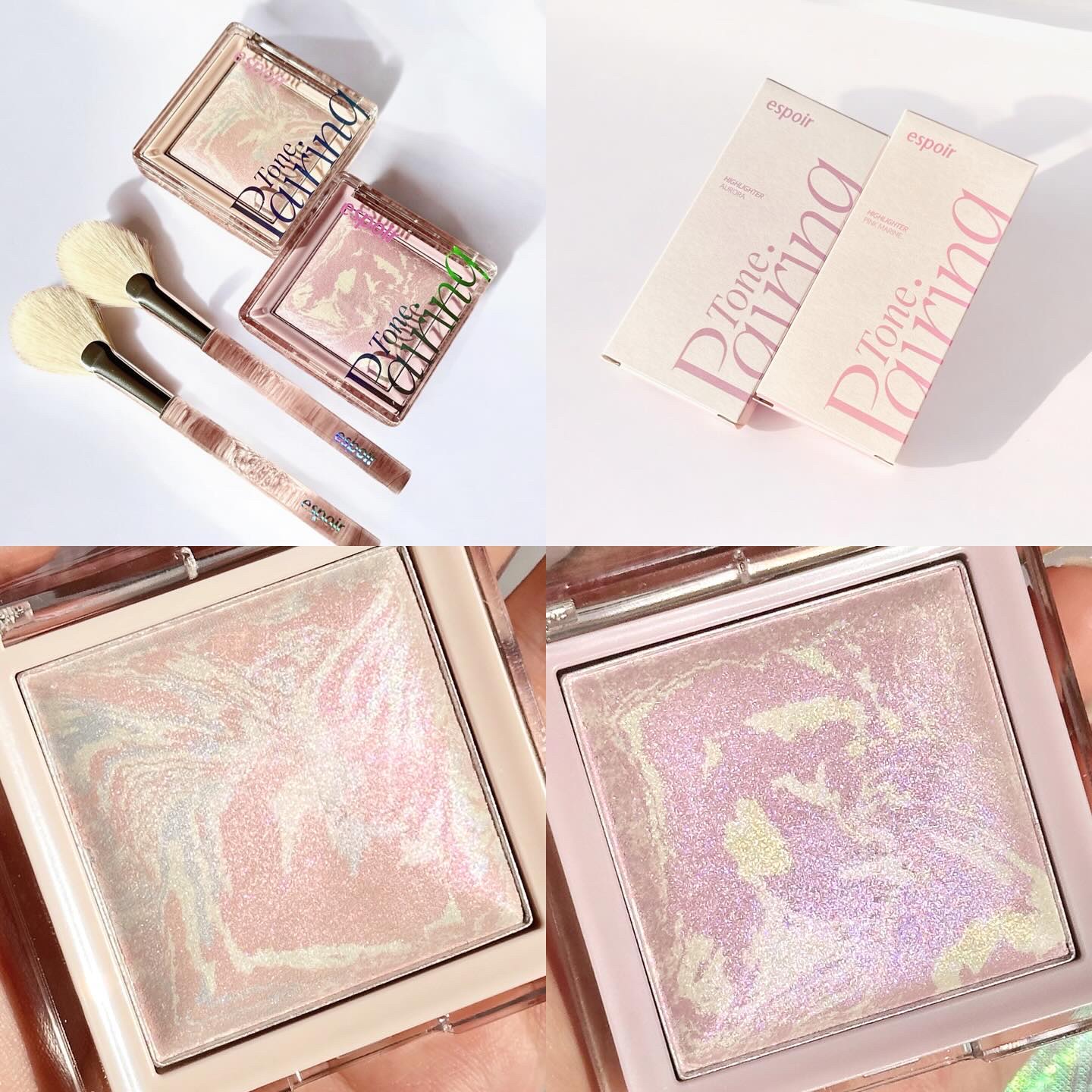 トーンペアリングハイライター 03 オーロラ/espoir/ハイライト・シェーディングを使ったクチコミ（1枚目）