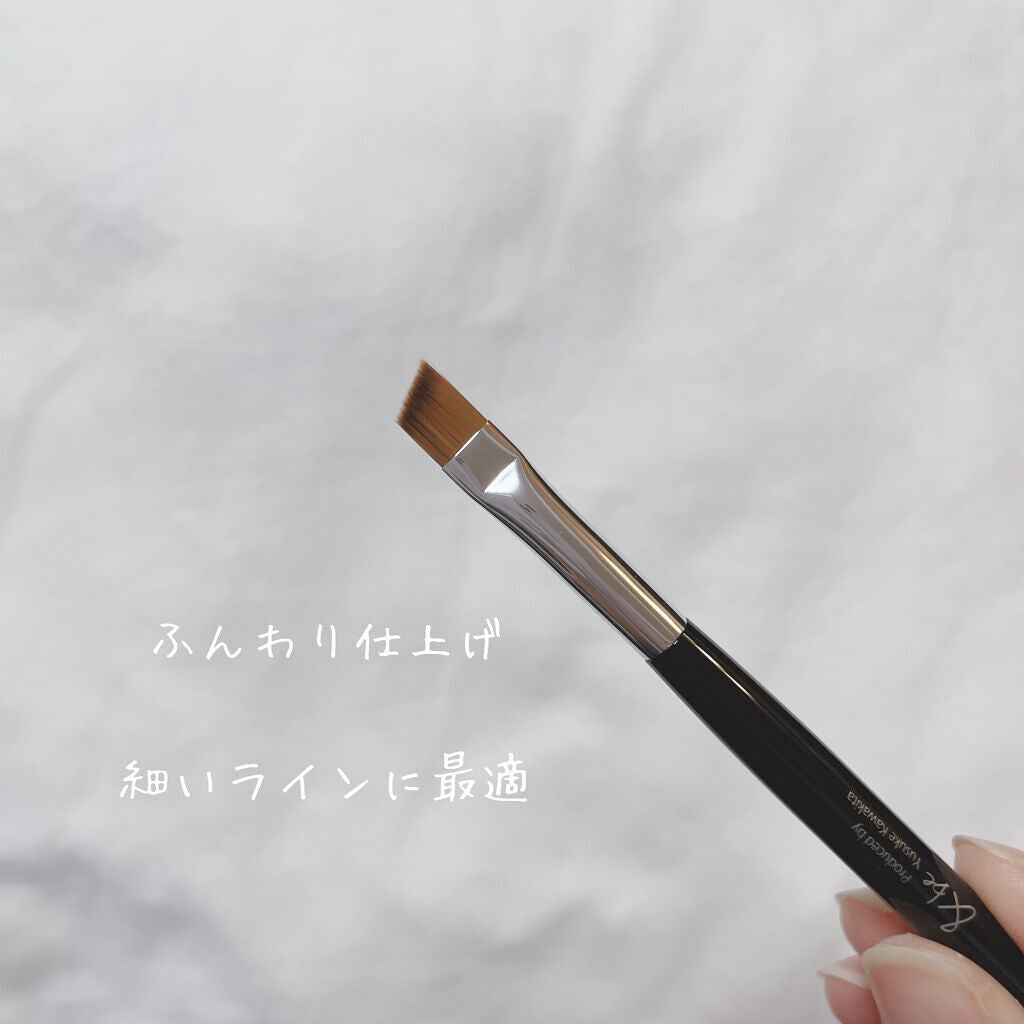 ダブルエンドアイブロウブラシ熊野筆/&be/メイクブラシを使ったクチコミ(4枚目)