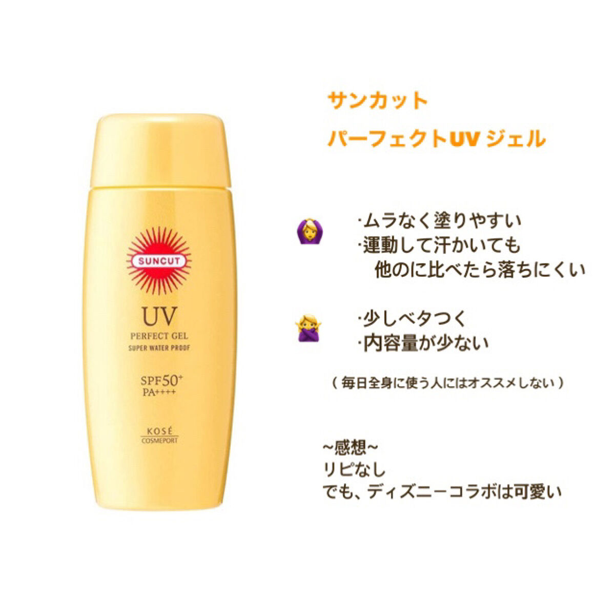 スキンアクア スーパーモイスチャージェル/スキンアクア/日焼け止めジェルを使ったクチコミ（2枚目）