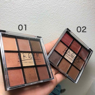 UR GLAM　BLOOMING EYE COLOR PALETTE/U R GLAM/パウダーアイシャドウを使ったクチコミ（2枚目）