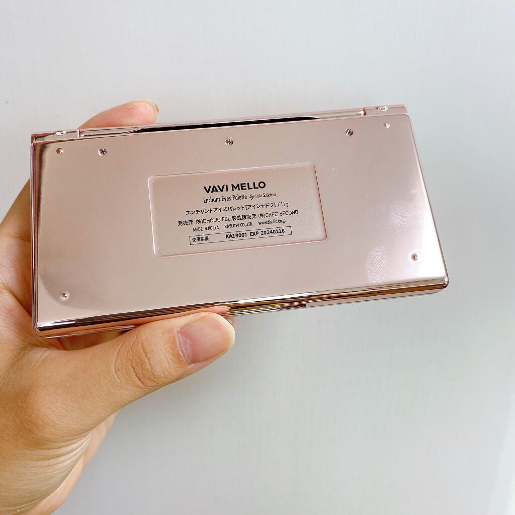 エンチャントアイズパレット/VAVI MELLO/アイシャドウパレットを使ったクチコミ(5枚目)
