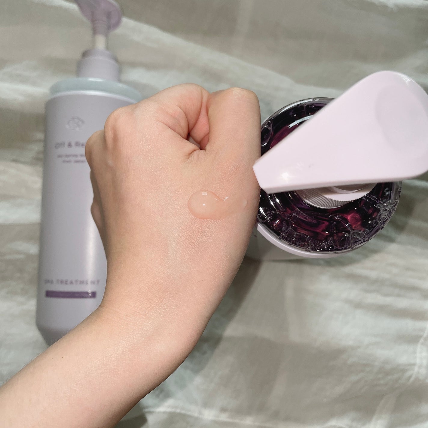 OR スパ・シャンプー/ヘアトリートメント シルキーナイトリペア/Off&Relax/市販シャンプーを使ったクチコミ(3枚目)