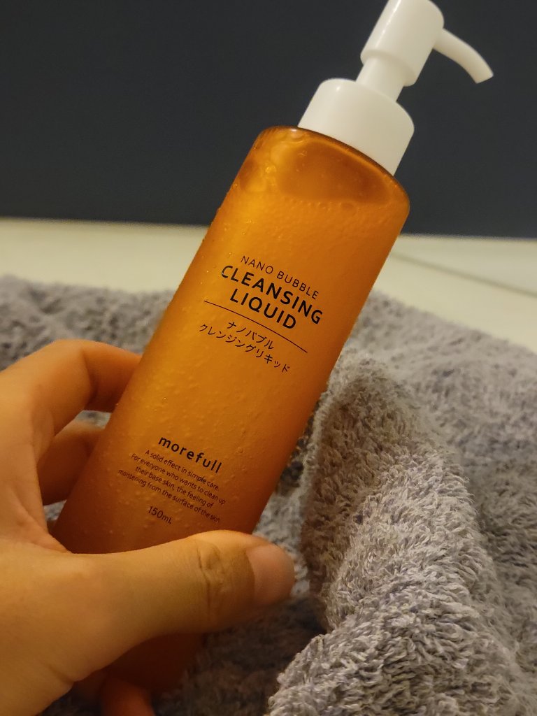 ナノバブルクレンジングリキッド/morefull /オイルクレンジングを使ったクチコミ（2枚目）