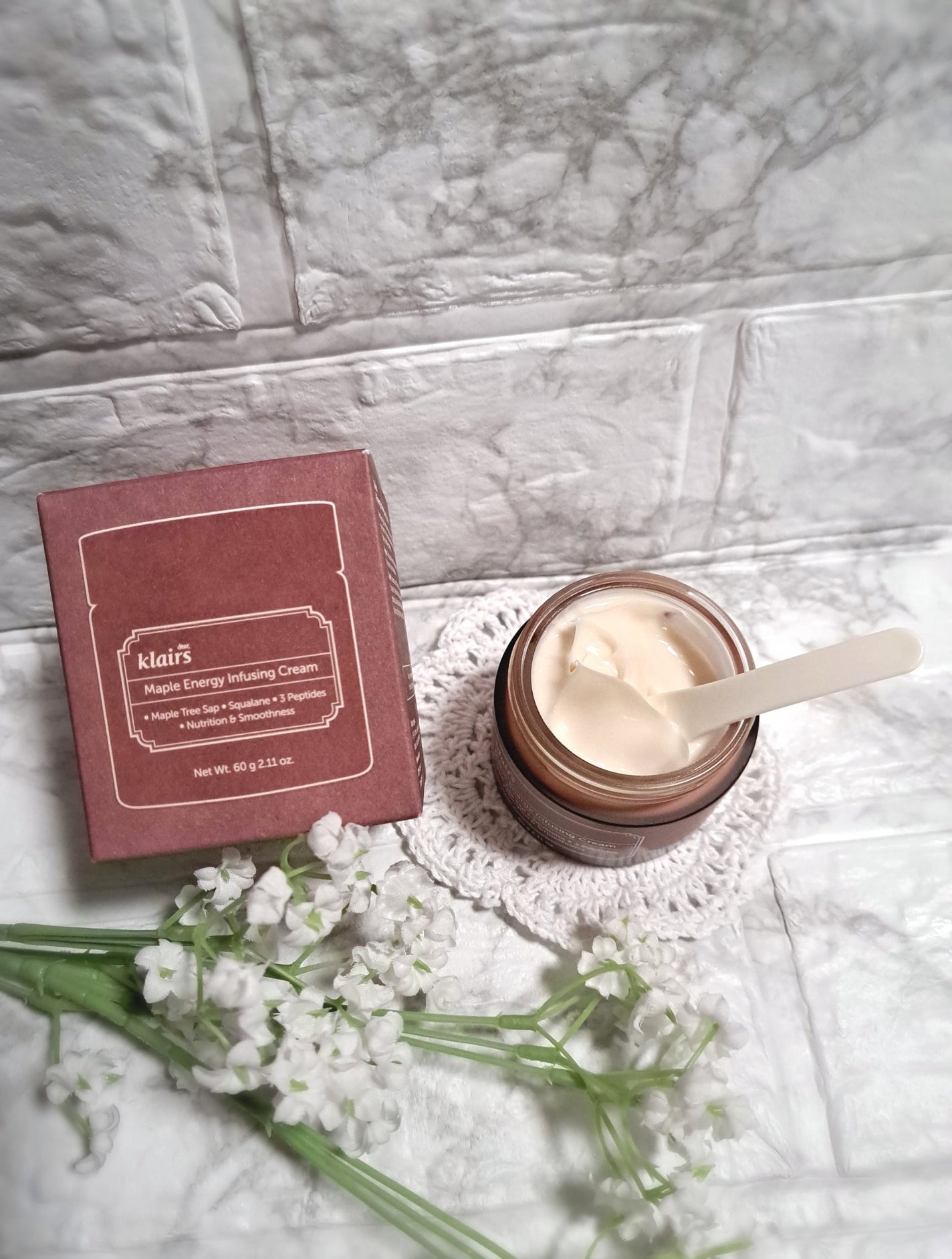 メープルエナジーインフュージングクリーム/Klairs/フェイスクリームを使ったクチコミ(2枚目)