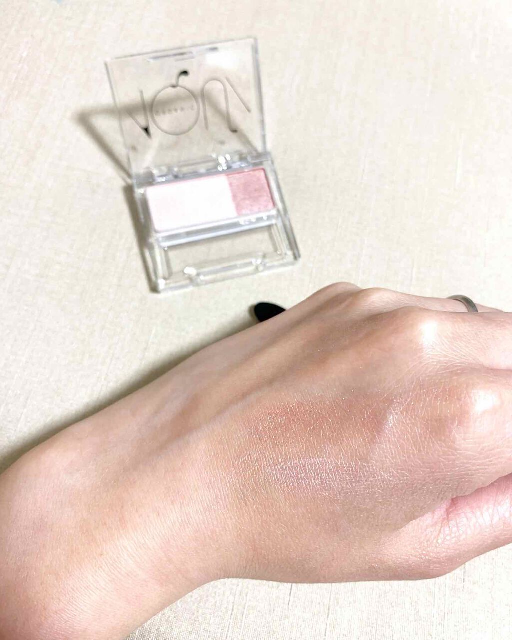 オーガニックデュオシャドー/アクア・アクア/アイシャドウパレットを使ったクチコミ(1枚目)