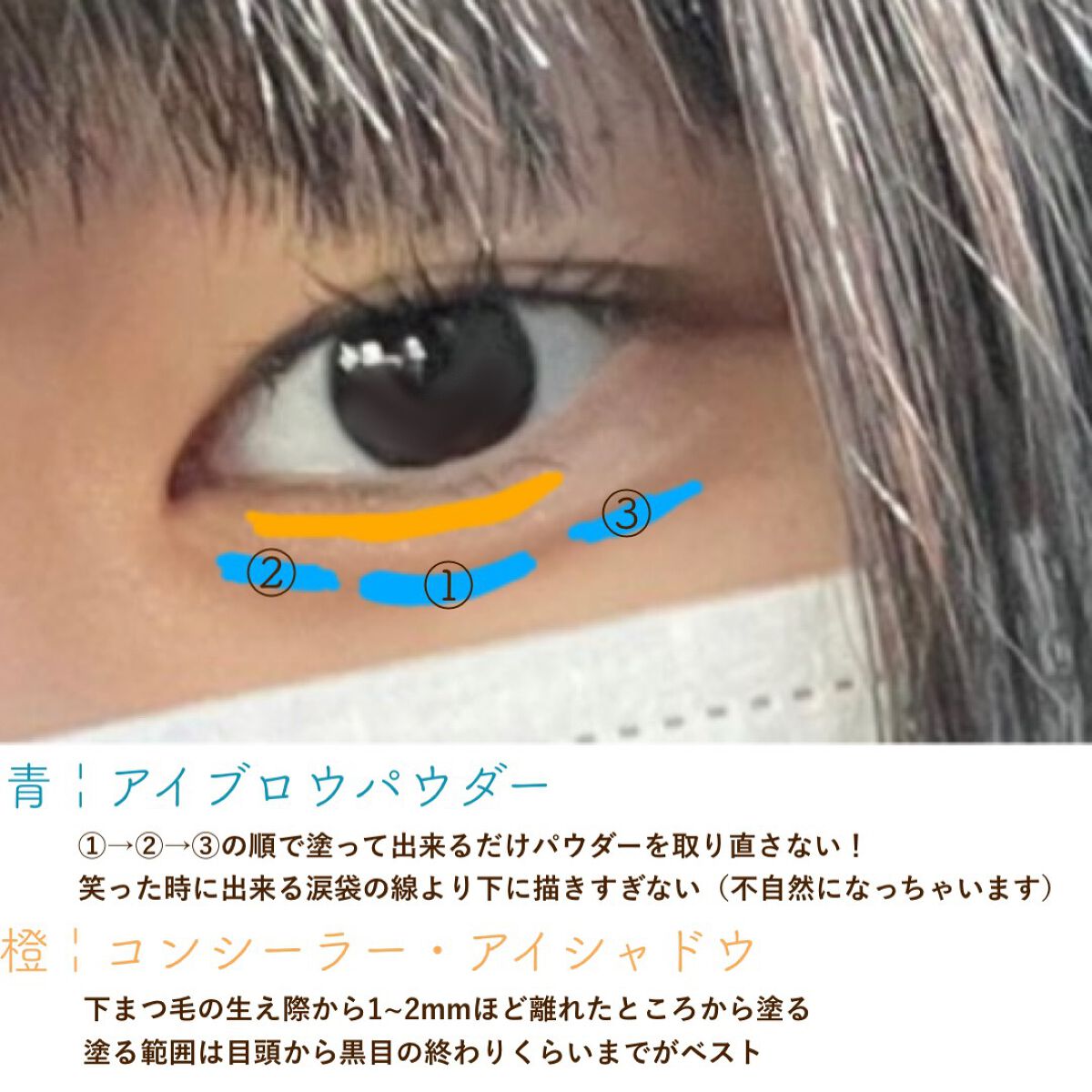 カラーミキシングコンシーラー/キャンメイク/パレットコンシーラーを使ったクチコミ(3枚目)
