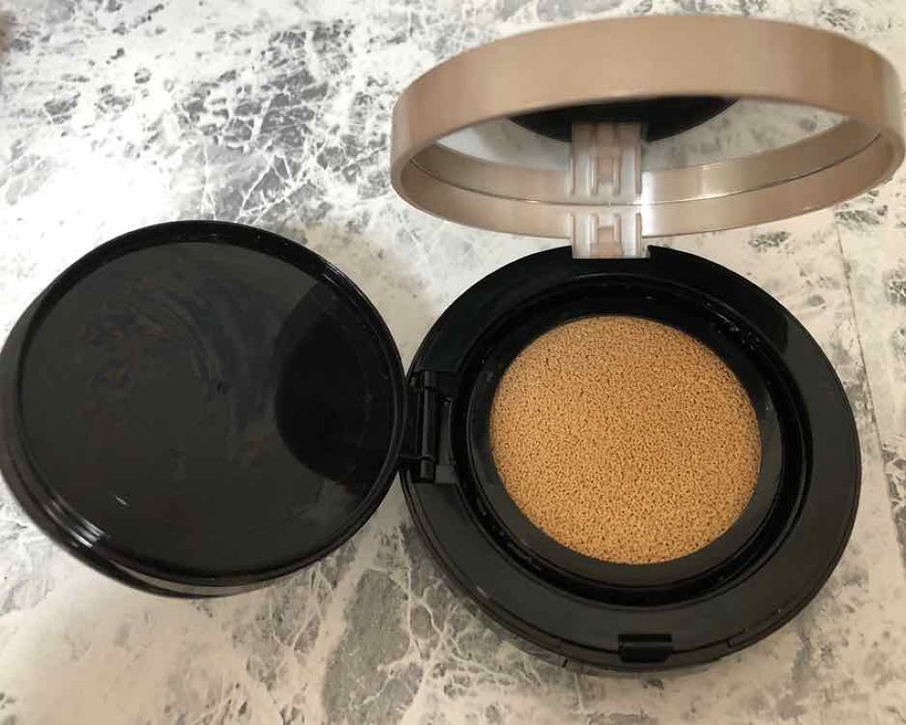 SP クッション ウルトラカバークッション BB ナチュラル ベージュ/MAYBELLINE NEW YORK/クッションファンデーションを使ったクチコミ（2枚目）