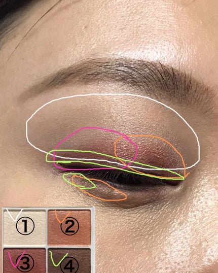 シルキースフレアイズ/キャンメイク/アイシャドウパレットを使ったクチコミ(3枚目)